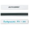 Hol-Dex® Magnetic Plastic Label Holders, 1" X 6", Clear, 12/Case (LH114)