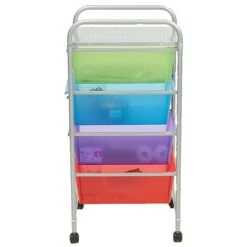 Mind Reader 4 Drawer Storage Trolley, Multi-Colors (4DPTROLL-ASST) -Bostich Shop m007139976 s7