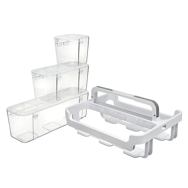 Deflecto 16.54 Qt. Lift Off Lid Storage Tote, White (29003) 8 Deflecto 16.54 Qt. Lift Off Lid Storage Tote, White (29003) - Image 6
