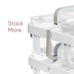 Deflecto 16.54 Qt. Lift Off Lid Storage Tote, White (29003) 16 Deflecto 16.54 Qt. Lift Off Lid Storage Tote, White (29003) -Bostich Shop m007156310 s7