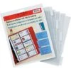 C-Line Business Card Refill Pages With Tabs, 20 Cards, Clear, 11" X 8-1/2", 5/PK 1 C-Line Business Card Refill Pages With Tabs, 20 Cards, Clear, 11" X 8-1/2", 5/PK -Bostich Shop s0182403 s7