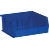 Quill Brand® 10-7/8" X 11" X 5" Plastic Stack And Hang Bins, Blue, 6/Ct (BINP1111B) 2 Quill Brand® 10-7/8" X 11" X 5" Plastic Stack And Hang Bins, Blue, 6/Ct (BINP1111B) -Bostich Shop s0708314 s7