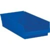 Quill Brand 17 7/8" X 6 5/8" X 4" Plastic Shelf Bin, Blue, 20/Case (BINPS112B) 1 Quill Brand 17 7/8" X 6 5/8" X 4" Plastic Shelf Bin, Blue, 20/Case (BINPS112B) -Bostich Shop s0708561 s7