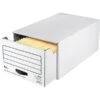 Quill Brand® Storage Drawer With Metal Frame, White, 6/Carton (07711)