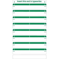 Medical Arts Press®Type-On Write-On Sheet Style Labels, Green