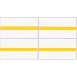 See-Thru Colored Edge Label Protectors, Yellow