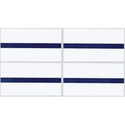 See-Thru Colored Edge Label Protectors, Blue