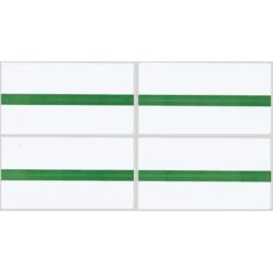 See-Thru Colored Edge Label Protectors, Green