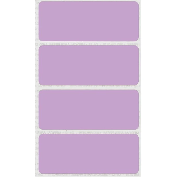 See-Thru Full Color Label Protectors, Lavender 3 See-Thru Full Color Label Protectors, Lavender