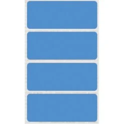 See-Thru Full Color Label Protectors, Blue