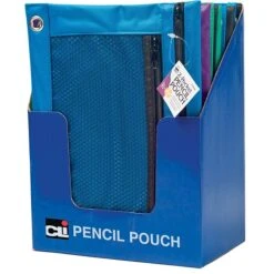 CLI Carrying Case Pouch For Pencils, Assorted, 24/Carton (LEO7635OST)