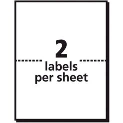 Avery White Laser/Inkjet Shipping Labels With TrueBlock, 3" X 4", 40/Pack (5286) -Bostich Shop s1064380 s7