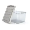 Iris 20 Qt. Latch Lid Storage Bin, Clear (270018/250296) 1 Iris 20 Qt. Latch Lid Storage Bin, Clear (270018/250296) -Bostich Shop s1179871 s7