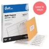 Quill Brand® Laser/Inkjet Address Labels, 1-1/3" X 4", White, 3,500 Labels (Compare To Avery 5162, 5262, 5962, 8162 & 8462) 1 Quill Brand® Laser/Inkjet Address Labels, 1-1/3" X 4", White, 3,500 Labels (Compare To Avery 5162, 5262, 5962, 8162 & 8462) -Bostich Shop s1197734 s7
