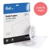 Quill Brand® Laser/Inkjet CD/DVD Labels; White, 8-1/2x11", 2 Labels/Sheet, 50 Sheets/Pack (016874) -Bostich Shop s1197745 s7