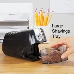 Staples® Power Extreme Electric Pencil Sharpener, Gray/Silver, Each (21834) -Bostich Shop s1215453 s7