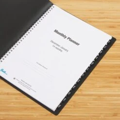 2023 Quill Brand® 8" X 11 14-Month Monthly Planner, 8x11, Black (5216023QCC) -Bostich Shop s1225439 s7