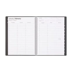 2023 Quill Brand® 8" X 11 14-Month Monthly/Weekly Planner, 8x11, Black (5216223QCC) -Bostich Shop s1225445 s7