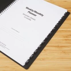 2023 Quill Brand® 8" X 11 14-Month Monthly/Weekly Planner, 8x11, Black (5216223QCC) -Bostich Shop s1225447 s7