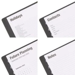 2023 Quill Brand® 8" X 11 14-Month Monthly/Weekly Planner, 8x11, Black (5216223QCC) -Bostich Shop s1225448 s7