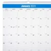 2023 Quill Brand® 30" X 20" Vertical Wall Calendar, Blue (5216523QCC) 1 2023 Quill Brand® 30" X 20" Vertical Wall Calendar, Blue (5216523QCC) -Bostich Shop s1225611 s7