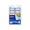 Avery(R) Durable Labels For Kids' Gear, 3/4" X 1-3/4", Assorted Border Colors, Water-Resistant Labels, 60/Pack (41441) -Bostich Shop sp104815448 s7