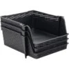 Advantus Nest And Stack Open Lid Storage Bin, Black, 3/Pack (39221) -Bostich Shop sp105964596 s7