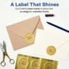 Avery Printable Embossed Foil Round Labels, 2" Diameter, Gold, 96 Customizable Labels/Pack (22831) -Bostich Shop sp114004470 s7