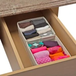 Simplify Nedium Drawer Organizer, Faux Jute (25513-FEJ) -Bostich Shop sp12403431 s7