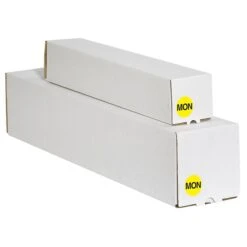 Tape Logic 1" Circle "MON" Days Of The Week Label, Fluorescent Yellow, 500/Roll