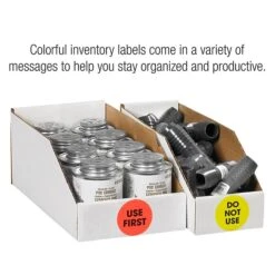 Tape Logic 2" Circle "QC Rejected" Label, Fluorescent Red, 500/Roll -Bostich Shop sp127288089 s7