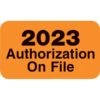 Medical Arts Press Patient Record Labels; 2023 Authorizations On File, Orange, 1.5" X 0.8 (3901423) -Bostich Shop sp128726472 s7