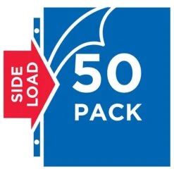 Avery Quick Load Non-Glare Sheet Protectors, Heavyweight, 8.5" X 11", Clear, 50/Box(73803) -Bostich Shop sp129213428 s7