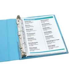 Avery Mini Heavy Weight Sheet Protectors, 8-1/2" X 5-1/2", Clear, 25/Pack (77004) -Bostich Shop sp129213467 s7