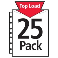 Avery Mini Heavy Weight Sheet Protectors, 8-1/2" X 5-1/2", Clear, 25/Pack (77004) -Bostich Shop sp129213470 s7