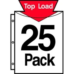 Avery Top Load Heavy Weight Sheet Protectors, 8-1/2" X 11", Diamond Clear, 25/Pack (76000) -Bostich Shop sp129213513 s7