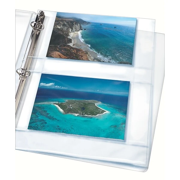 Avery Photo Pages Sheet Protectors, Lightweight, 8-1/2" X 11", Clear, 10/Pack (13406) 3 Avery Photo Pages Sheet Protectors, Lightweight, 8-1/2" X 11", Clear, 10/Pack (13406)