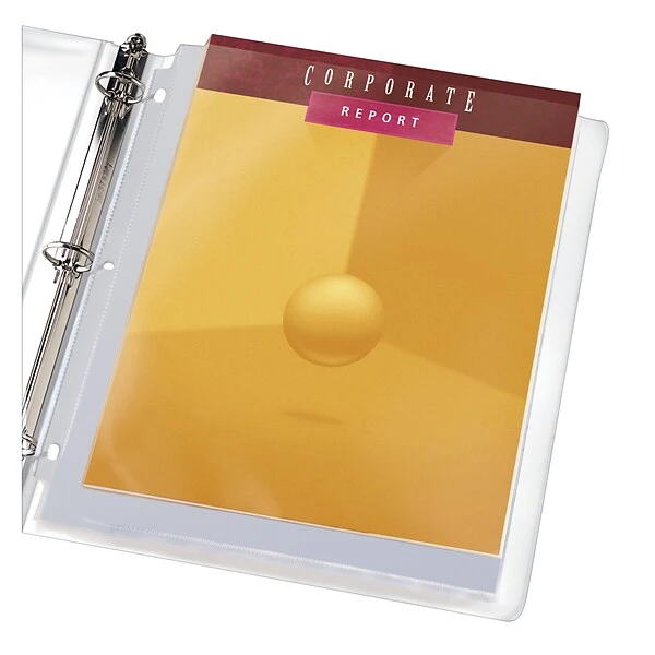 Avery Heavy-Weight Sheet Protectors, 8-1/2" X 11", Diamond Clear, 25/Pack (74171) 5 Avery Heavy-Weight Sheet Protectors, 8-1/2" X 11", Diamond Clear, 25/Pack (74171) - Image 3