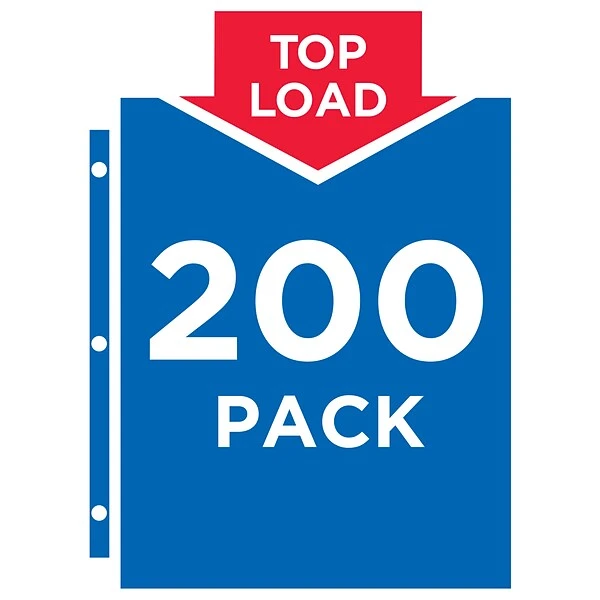 Avery Easy Load Heavyweight Non-Glare Sheet Protectors, 8-1/2" X 11", Clear, 200/Box (74401) 5 Avery Easy Load Heavyweight Non-Glare Sheet Protectors, 8-1/2" X 11", Clear, 200/Box (74401) - Image 3