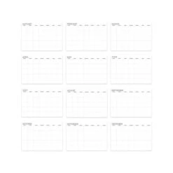 TF Publishing 12" X 17" Monthly Dry Erase Wall Calendar, White (99-1149) -Bostich Shop sp131851549 s7