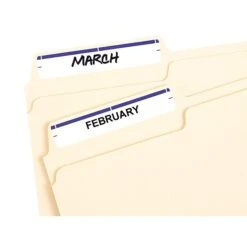 Avery Easy Peel Laser/Inkjet File Folder Labels, 2/3" X 3 7/16", Dark Blue, 252 Labels Per Pack (13921/5200) 12 Avery Easy Peel Laser/Inkjet File Folder Labels, 2/3" X 3 7/16", Dark Blue, 252 Labels Per Pack (13921/5200) -Bostich Shop sp133314480 s7