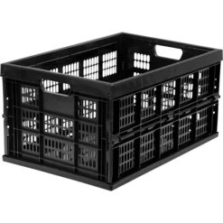 Mount-It! 52 Qt. Open Lid Milk Crate, Black, 3/Pack (WI-3003) -Bostich Shop sp136000061 s7