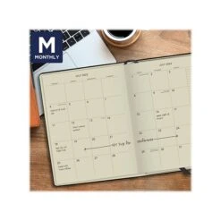 2022-2023 AT-A-GLANCE Plan Write Remember 7.5" X 10" Academic Weekly & Monthly Appointment Book, Black (70-7957-05-23)