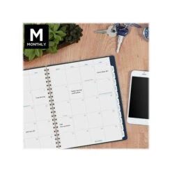 2022-2023 AT-A-GLANCE Signature 8.5" X 11" Academic Weekly & Monthly Planner, Navy (YP905A-20-23)