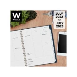 2022-2023 AT-A-GLANCE Signature 8.5" X 11" Academic Weekly & Monthly Planner, Navy (YP905A-20-23) -Bostich Shop sp146136418 s7