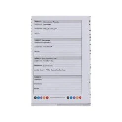 RE-FOCUS THE CREATIVE OFFICE Mini Password Book, Red (11004)