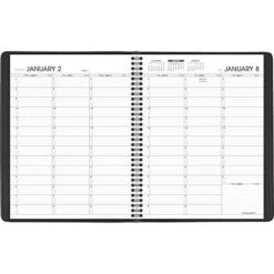 2023 AT-A-GLANCE 7" X 8.75" Weekly Appointment Book Planner, Black (70-951-05-23)