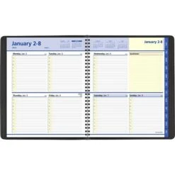 2023 AT-A-GLANCE QuickNotes 8" X 10" Weekly & Monthly Appointment Book Planner, Black (76-01-05-23) 7 2023 AT-A-GLANCE QuickNotes 8" X 10" Weekly & Monthly Appointment Book Planner, Black (76-01-05-23) -Bostich Shop sp151324232 s7