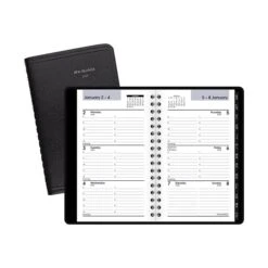 2023 AT-A-GLANCE DayMinder 3.5" X 6" Weekly Appointment Book, Black (G250-00-23)