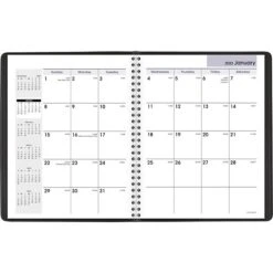 2023 AT-A-GLANCE DayMinder 7" X 8.75" Monthly Planner, Black (G400-00-23)